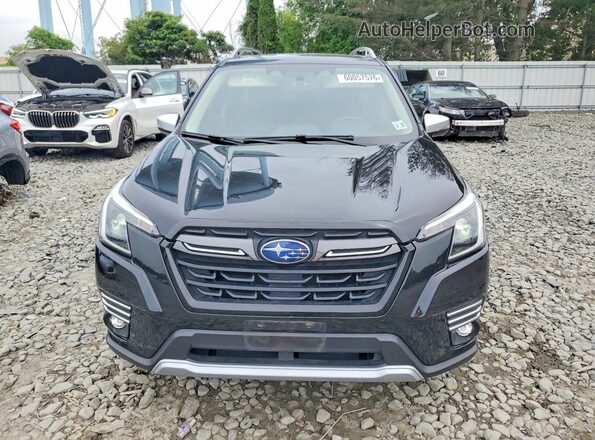 JF2SKARC0NH436931 2022 SUBARU FORESTER Black Vista frontal