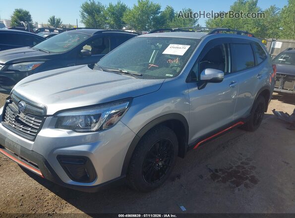 JF2SKARC1LH557612 2020 SUBARU FORESTER Silver Front left