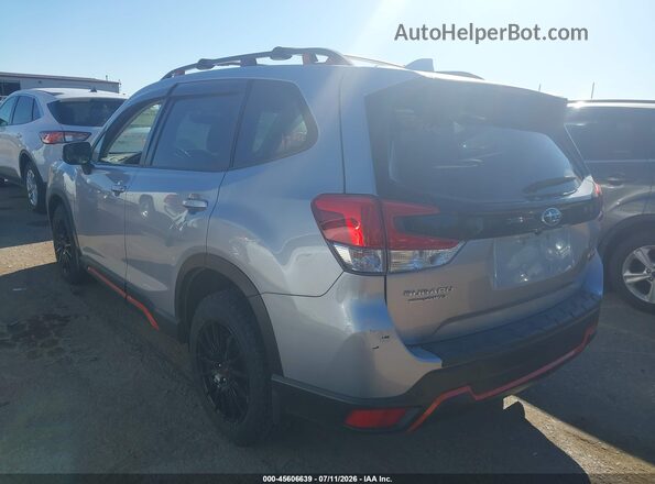 JF2SKARC1LH557612 2020 SUBARU FORESTER Silver Rear left