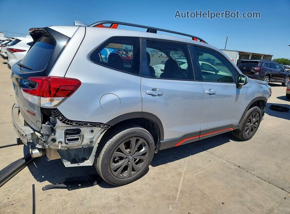 JF2SKARC1MH472139 2021 SUBARU FORESTER Silver Rear right