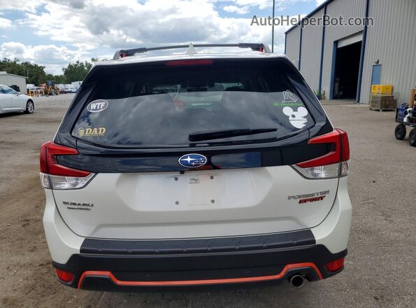 JF2SKARC2LH486002 2020 SUBARU FORESTER White Вид ззаду