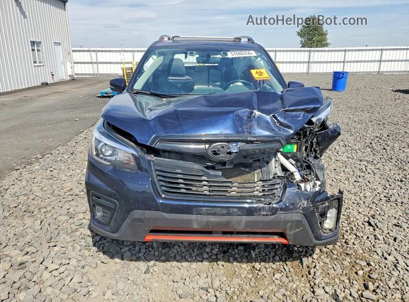 JF2SKARC2LH609636 2020 SUBARU FORESTER Синий Вид спереди
