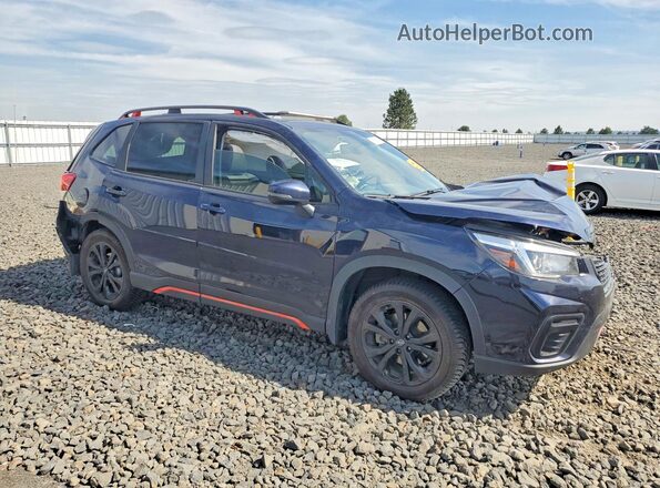 JF2SKARC2LH609636 2020 SUBARU FORESTER Синий Передняя правая четверть