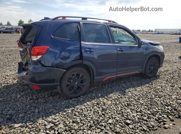 JF2SKARC2LH609636 2020 SUBARU FORESTER Синий Задняя правая четверть