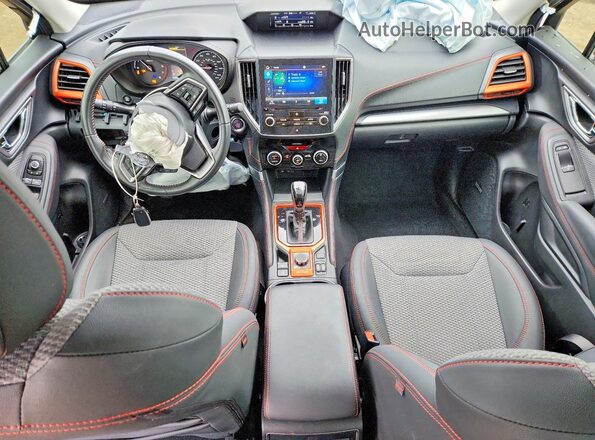 JF2SKARC2MH476992 2021 SUBARU FORESTER Charcoal Dashboard view