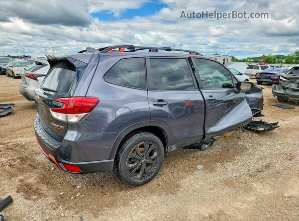 JF2SKARC2MH476992 2021 SUBARU FORESTER Charcoal Rear right