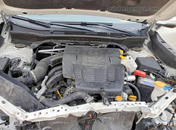 JF2SKARC2MH541064 2021 SUBARU FORESTER White Engine compartment view