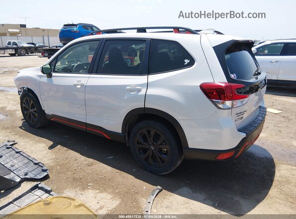 JF2SKARC2MH550380 2021 SUBARU FORESTER White Tył lewy