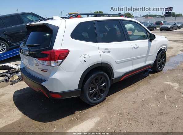 JF2SKARC2MH550380 2021 SUBARU FORESTER White Tył prawy