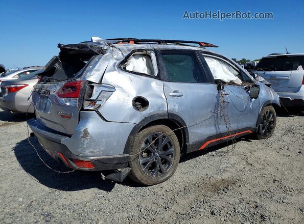 JF2SKARC2MH594105 2021 SUBARU FORESTER Silver Trasero derecho