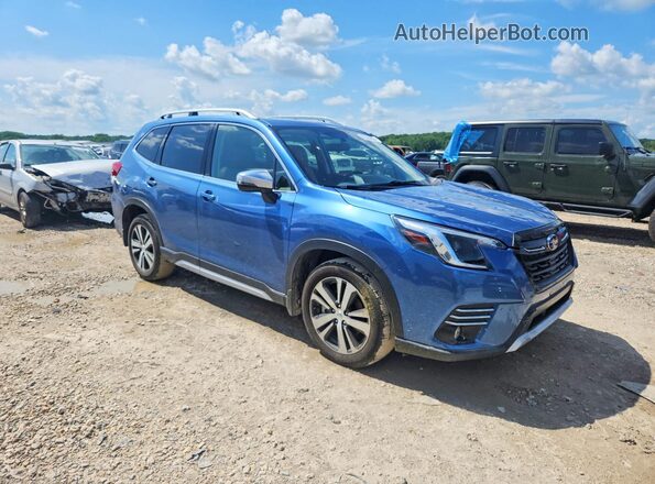 JF2SKARC2NH483443 2022 SUBARU FORESTER Blue Front right