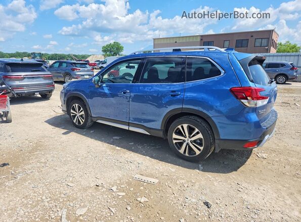 JF2SKARC2NH483443 2022 SUBARU FORESTER Blue Rear left