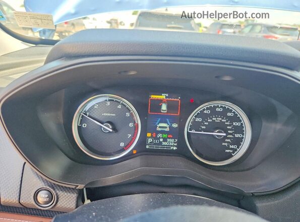 JF2SKARC2NH483443 2022 SUBARU FORESTER Blue Instrument cluster view