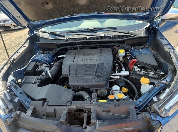 JF2SKARC2NH483443 2022 SUBARU FORESTER Blue Engine compartment view