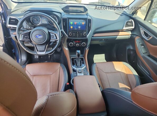 JF2SKARC2NH483443 2022 SUBARU FORESTER Blue Dashboard view