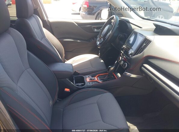 JF2SKARC3LH511859 2020 SUBARU FORESTER Gray Widok wnętrza z przodu