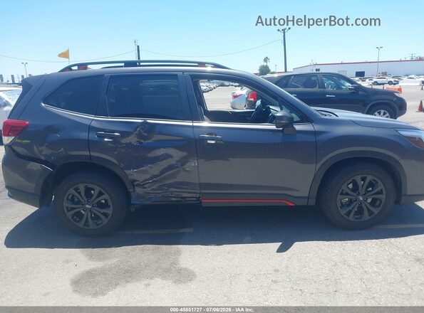 JF2SKARC3LH511859 2020 SUBARU FORESTER Gray Widok wnętrza z tyłu