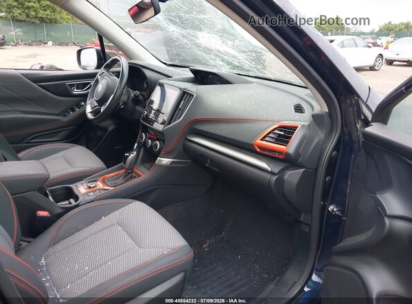 JF2SKARC4LH601814 2020 SUBARU FORESTER Dark Blue Вид салону спереду