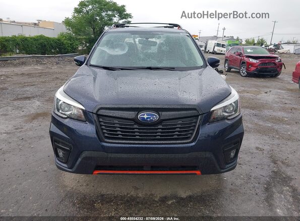 JF2SKARC4LH601814 2020 SUBARU FORESTER Dark Blue Вид панелі приладів