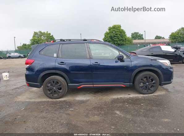 JF2SKARC4LH601814 2020 SUBARU FORESTER Dark Blue Вид щитка приладів