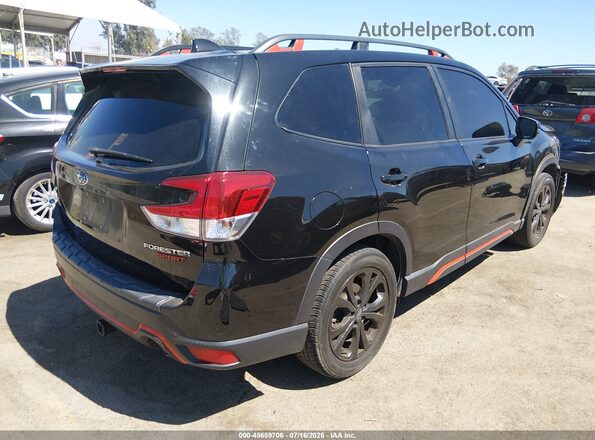 JF2SKARC4MH469204 2021 SUBARU FORESTER Black უკანა მარჯვენა