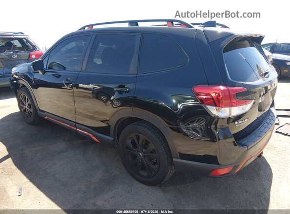 JF2SKARC4MH469204 2021 SUBARU FORESTER Black უკანა მარცხენა