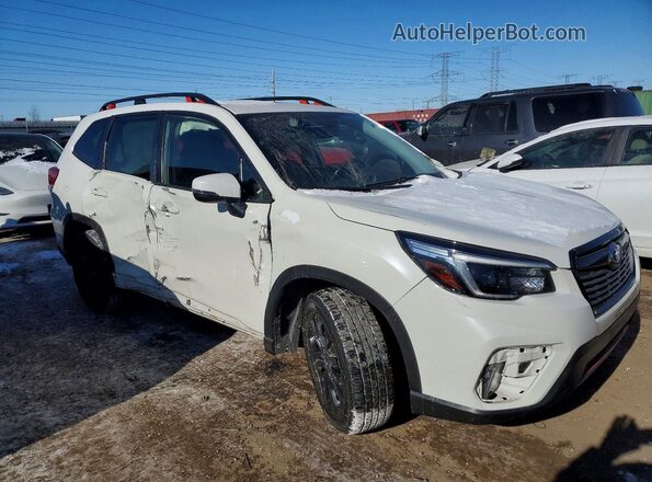 JF2SKARC5MH400277 2021 SUBARU FORESTER White Delantero derecho
