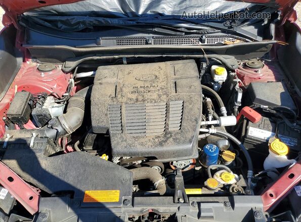 JF2SKARC5PH496237 2023 SUBARU FORESTER Burgundy ძრავის განყოფილების ხედი