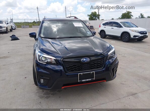 JF2SKARC6LH450376 2020 SUBARU FORESTER Синий Вид щитка приборов