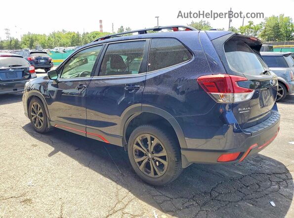 JF2SKARC6LH557654 2020 SUBARU FORESTER Blue Trasero izquierdo