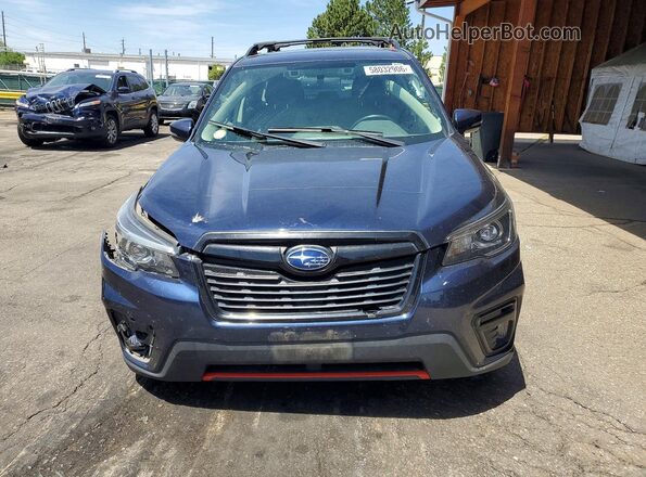 JF2SKARC6LH557654 2020 SUBARU FORESTER Blue Vista frontal