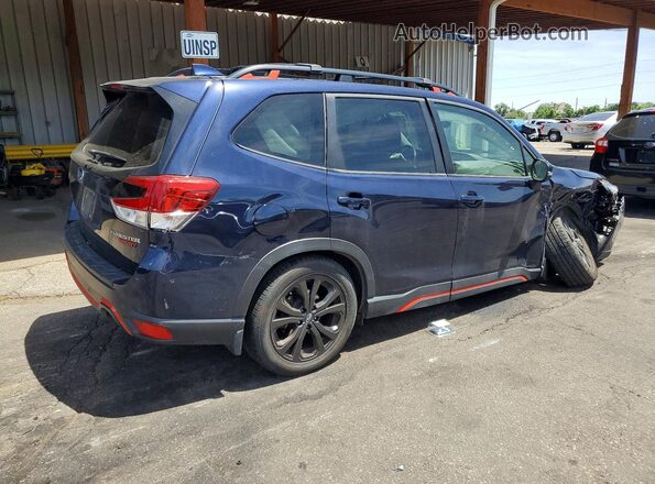 JF2SKARC6LH557654 2020 SUBARU FORESTER Blue Trasero derecho