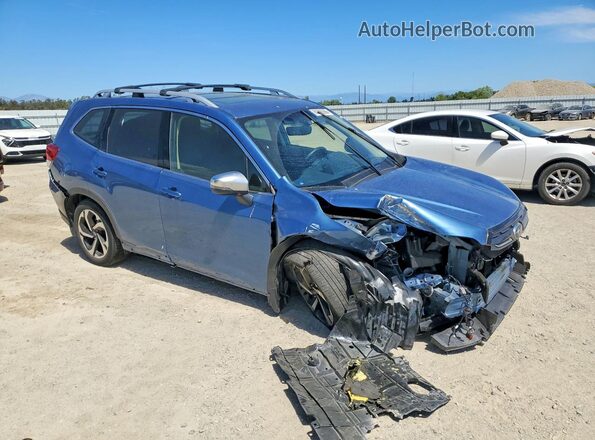 JF2SKARC6PH503518 2023 SUBARU FORESTER Синий Передняя правая четверть