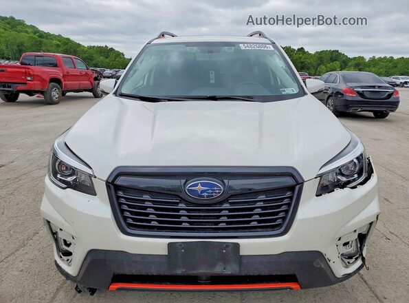 JF2SKARC8LH498638 2020 SUBARU FORESTER White Вид спереду
