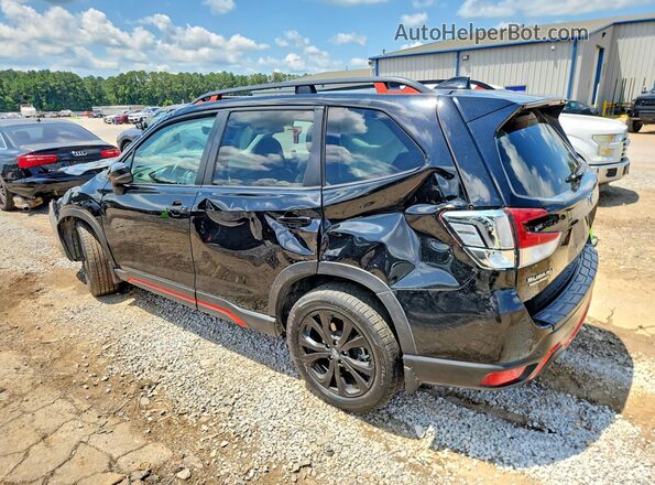JF2SKARC8MH400466 2021 SUBARU FORESTER Черный Задняя левая четверть