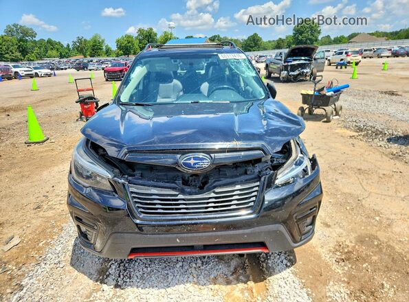 JF2SKARC8MH400466 2021 SUBARU FORESTER Черный Вид спереди