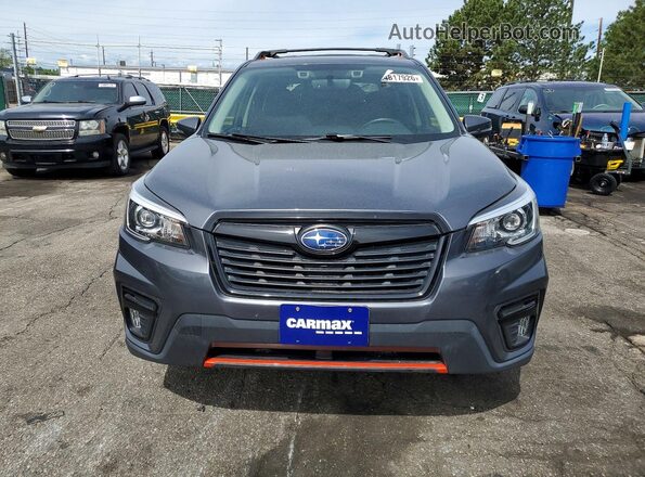 JF2SKARC9LH512062 2020 SUBARU FORESTER Gray წინა ხედი