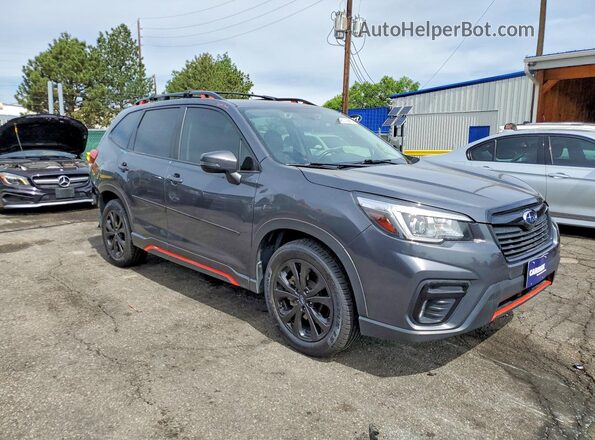JF2SKARC9LH512062 2020 SUBARU FORESTER Gray წინა მარჯვენა