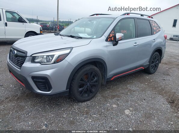 JF2SKARC9LH586002 2020 SUBARU FORESTER Silver Vista tres cuartos delantera izquierda