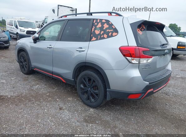 JF2SKARC9LH586002 2020 SUBARU FORESTER Silver Trasero izquierdo