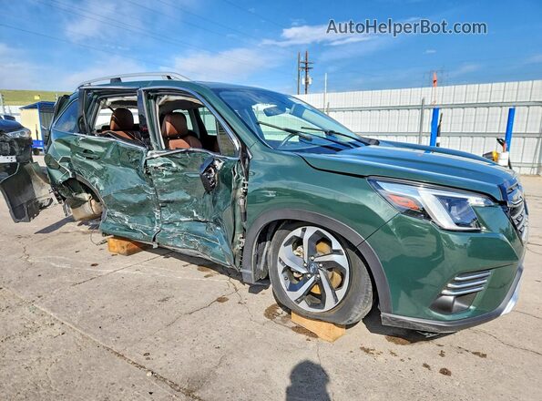 JF2SKARC9PH523200 2023 SUBARU FORESTER Green Delantero derecho