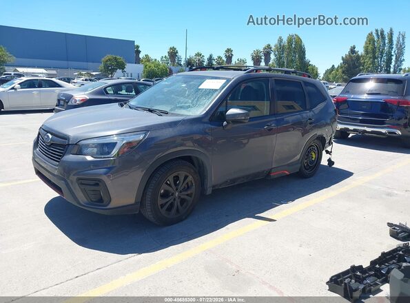 JF2SKARCXMH467411 2021 SUBARU FORESTER Серый Передняя левая четверть