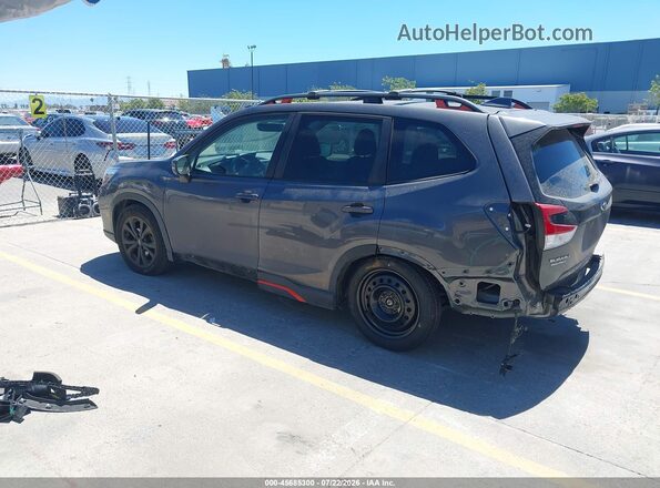 JF2SKARCXMH467411 2021 SUBARU FORESTER Серый Задняя левая четверть