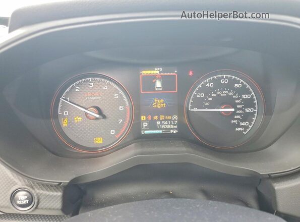 JF2SKARCXMH533259 2021 SUBARU FORESTER Gray Սարքավորումների վահանակի տեսք