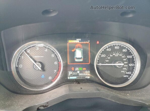 JF2SKARCXNH457558 2022 SUBARU FORESTER White ხელსაწყოთა პანელის ხედი