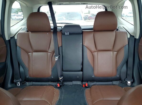 JF2SKARCXNH457558 2022 SUBARU FORESTER White უკანა სავარძლების ხედი