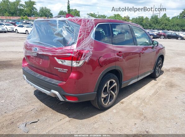 JF2SKARCXPH431805 2023 SUBARU FORESTER Burgundy Задня права чверть