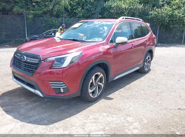 JF2SKARCXPH431805 2023 SUBARU FORESTER Burgundy Передня ліва чверть