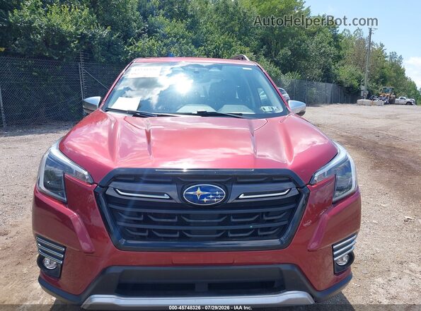 JF2SKARCXPH431805 2023 SUBARU FORESTER Burgundy Вид задньої частини салону