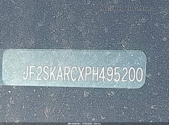 JF2SKARCXPH495200 2023 SUBARU FORESTER Black 